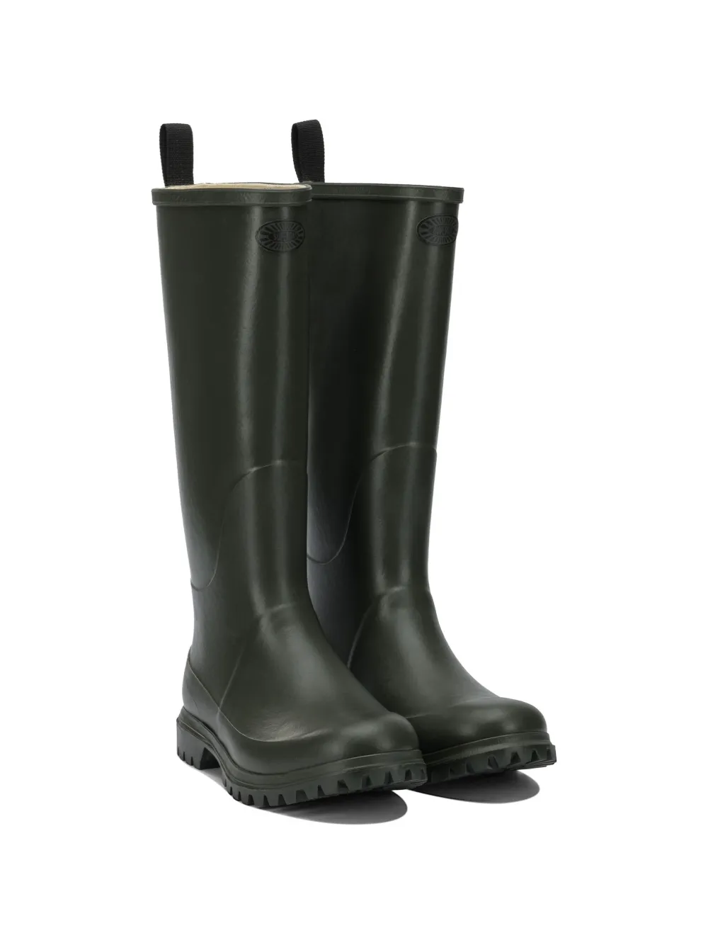 Superga Regenlaarzen met ronde neus Groen