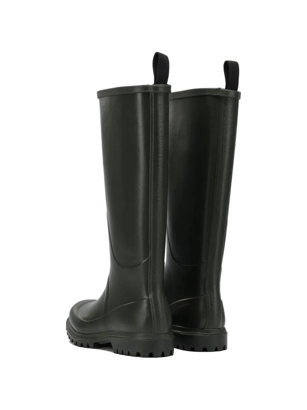 Superga Regenlaarzen met ronde neus Groen