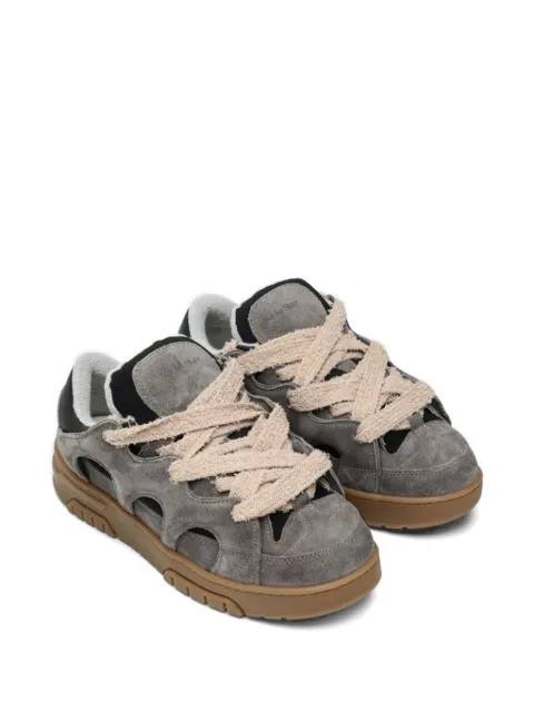 SANTHA cut-out suede sneakers