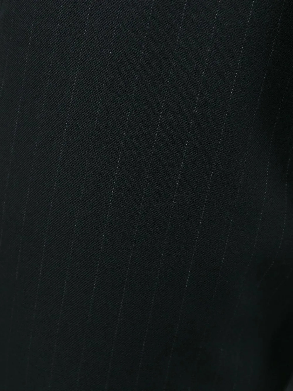 Comme Des Garçons Pinstripe Cropped Trousers in Black, view 5