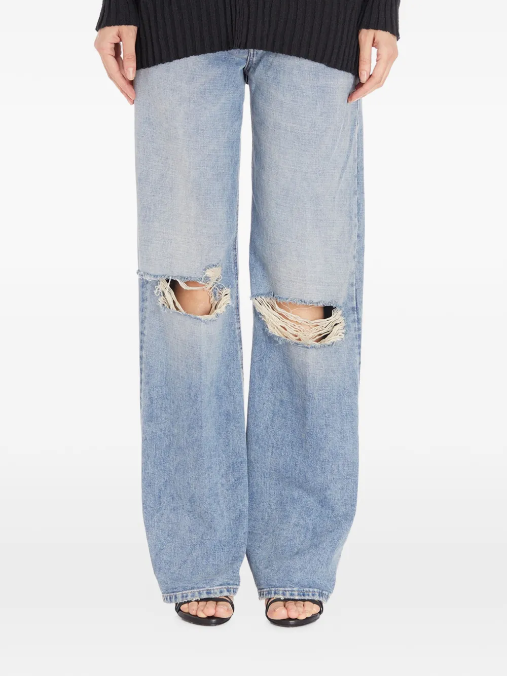 DONDUP Francine ripped jeans - Blu