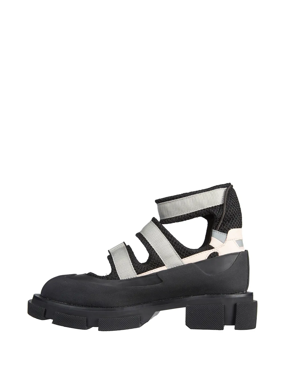 Both Gao buckle-strap sandals Zwart