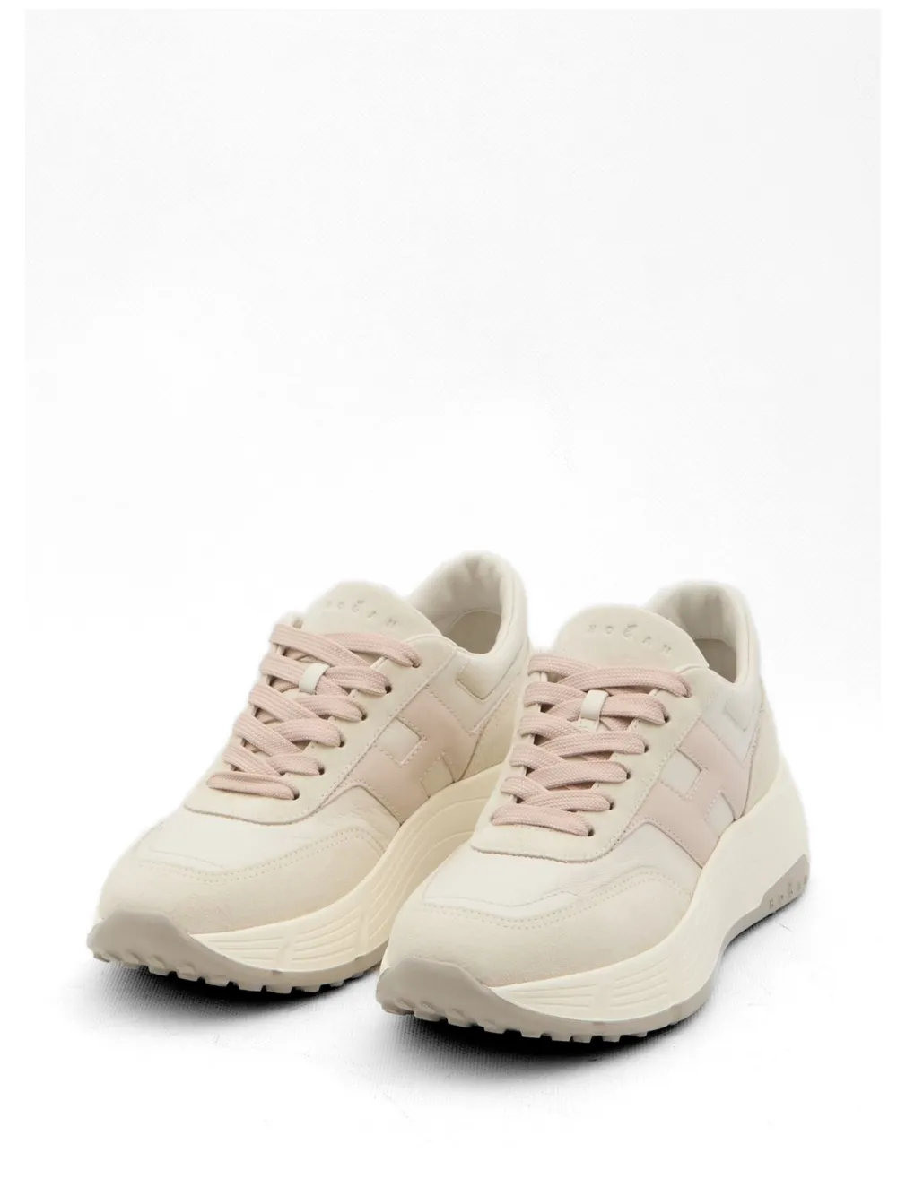 Hogan Hi-Fi logo sneakers Beige