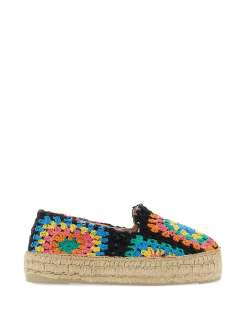 Manebi multicolour crochet espadrilles