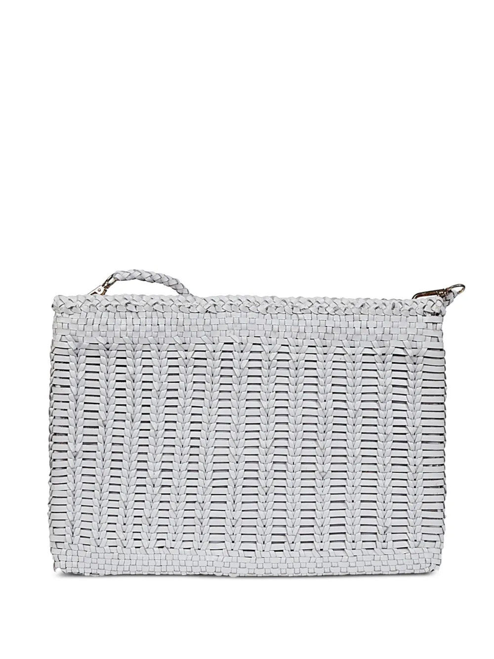 VIPERA Saba woven shoulder bag - Weiß