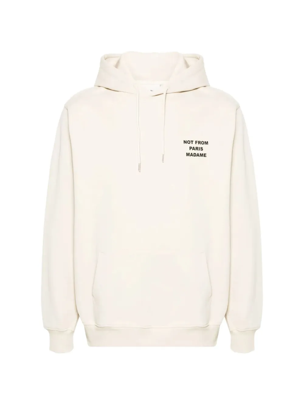 Drôle De Monsieur slogan hoodie sweatshirt - Neutrals