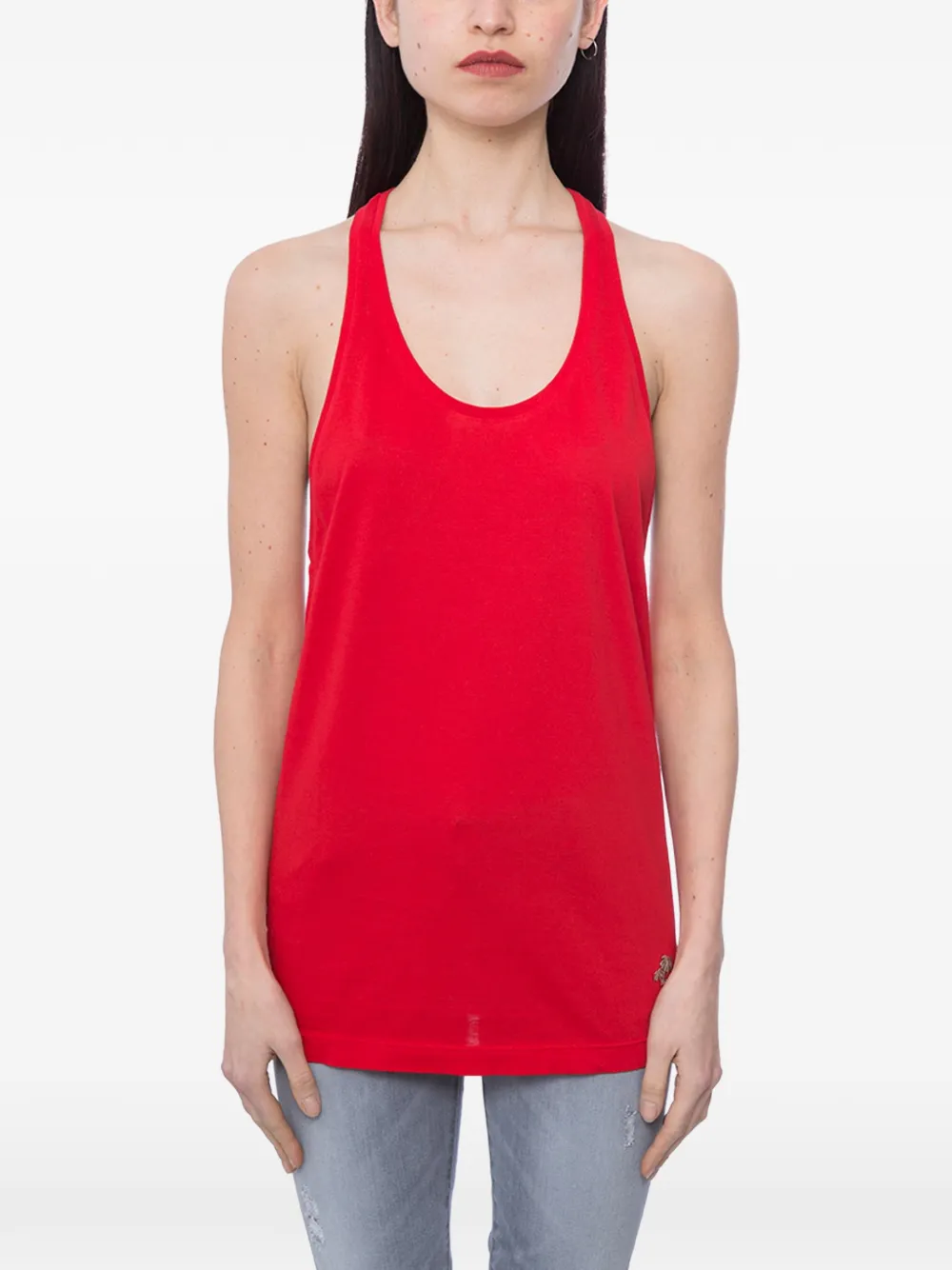 DSQUARED2 jersey tank top - Rosso