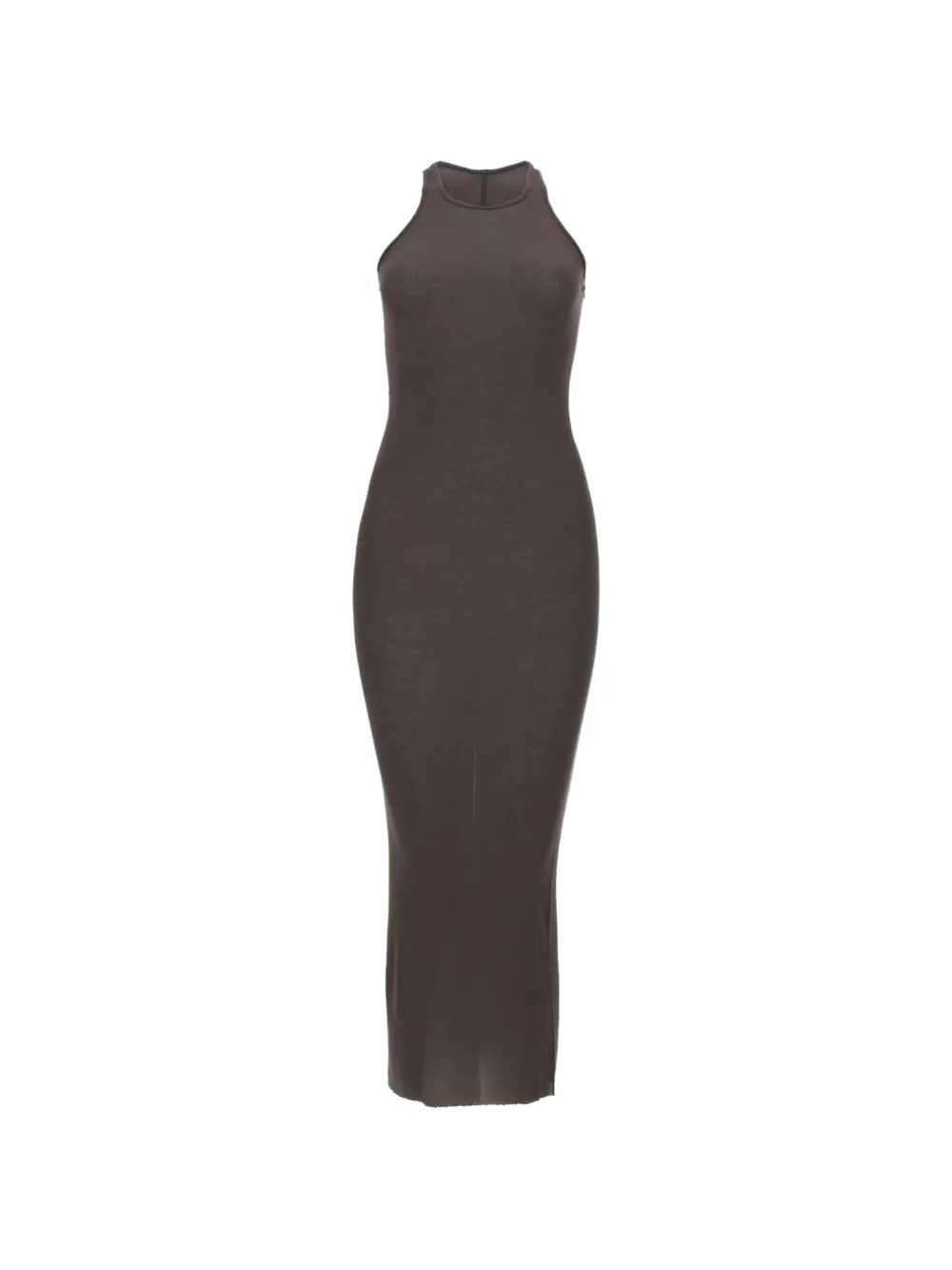 Rick Owens ribbed midi dress - Grigio
