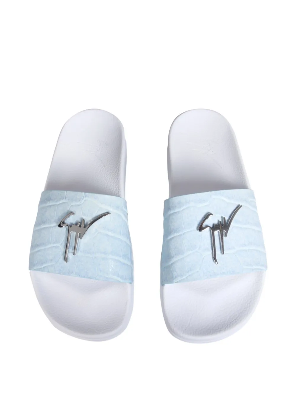 Giuseppe Zanotti Brett sandalen Blauw