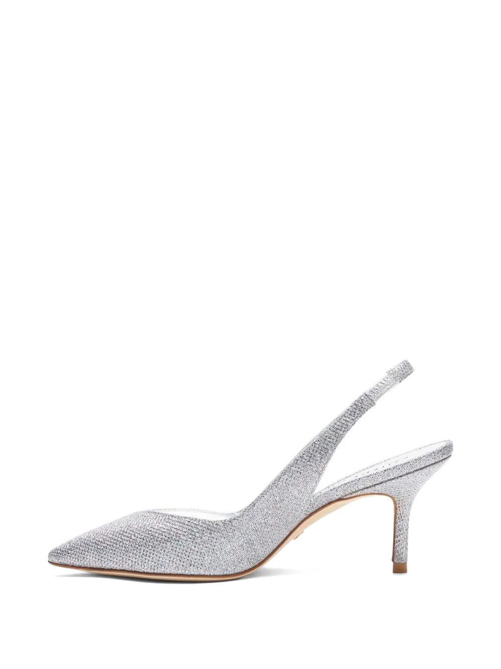 Stuart Weitzman Eva slingback pumps Zilver