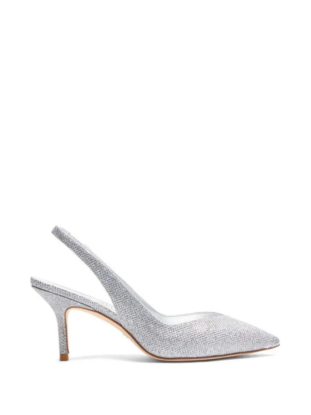 Stuart Weitzman Eva slingback pumps Zilver
