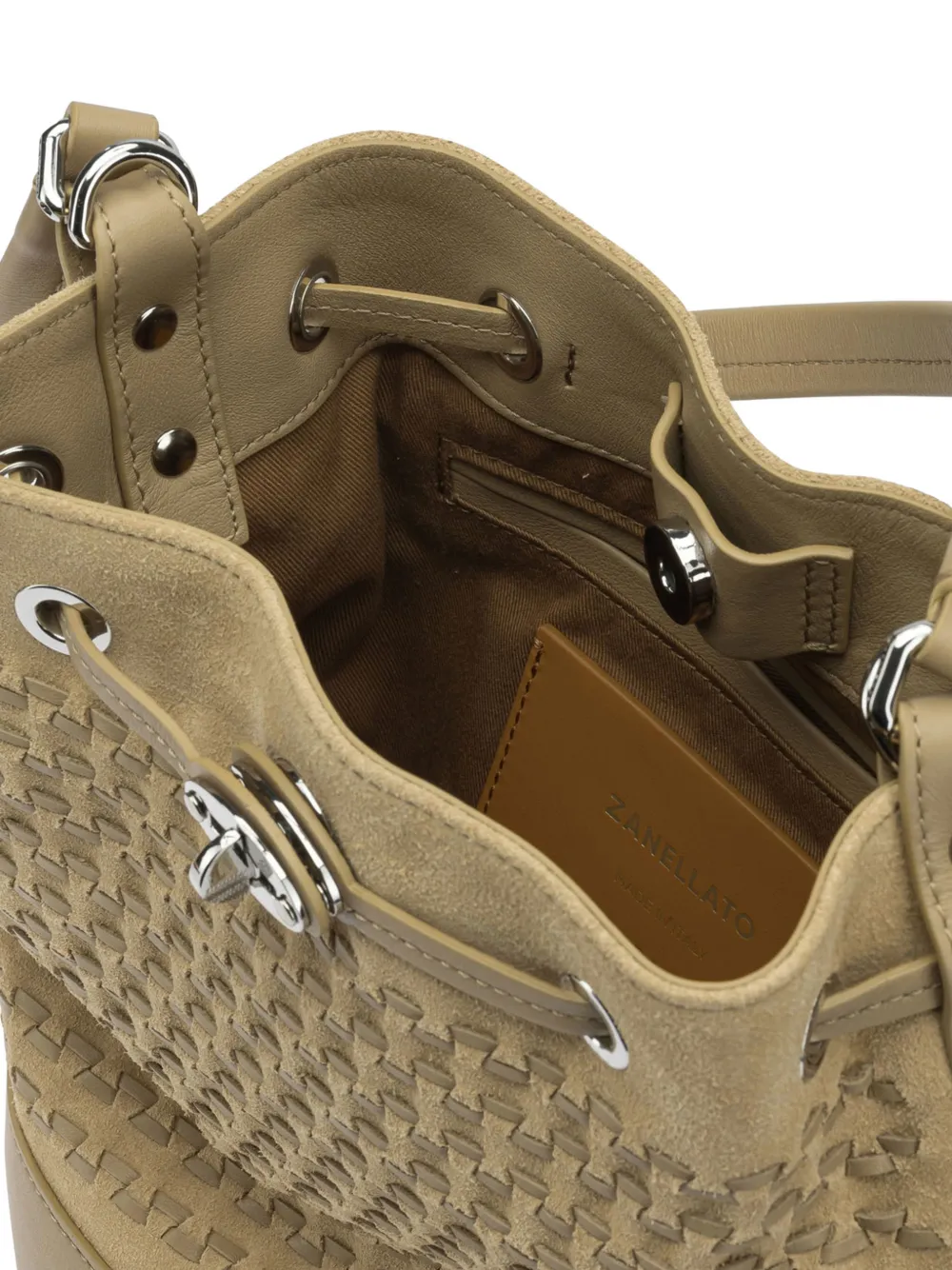 Zanellato Kleine Mondà bucket-tas Beige