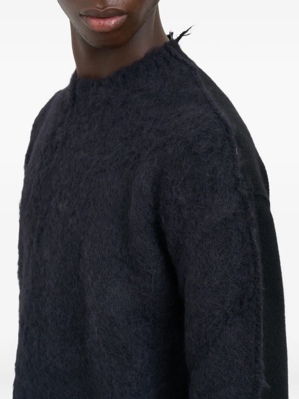 Uma Wang Trui met ronde hals Blauw
