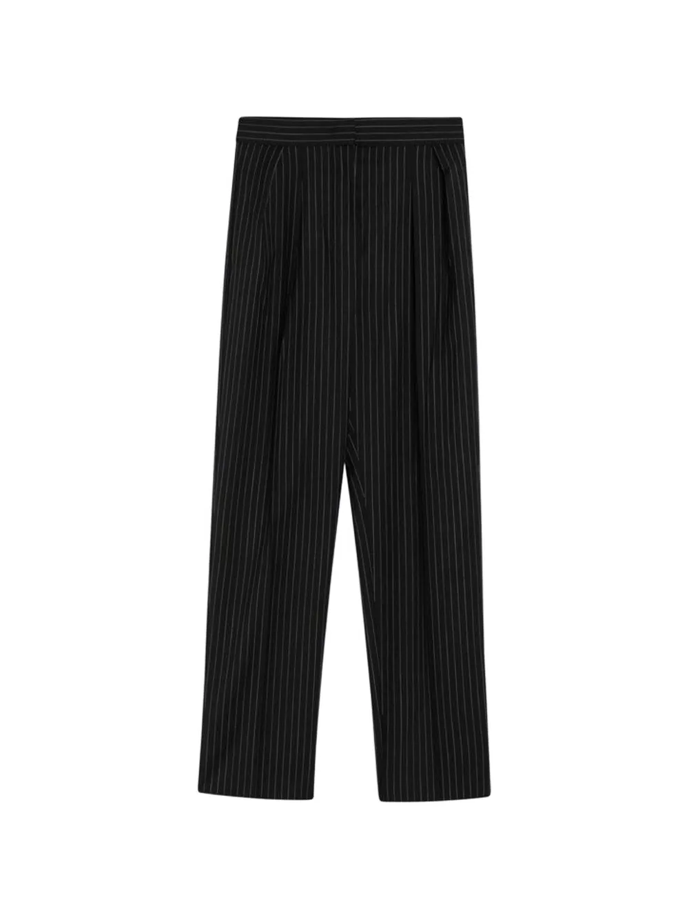 Max Mara pinstriped wool trousers - Nero