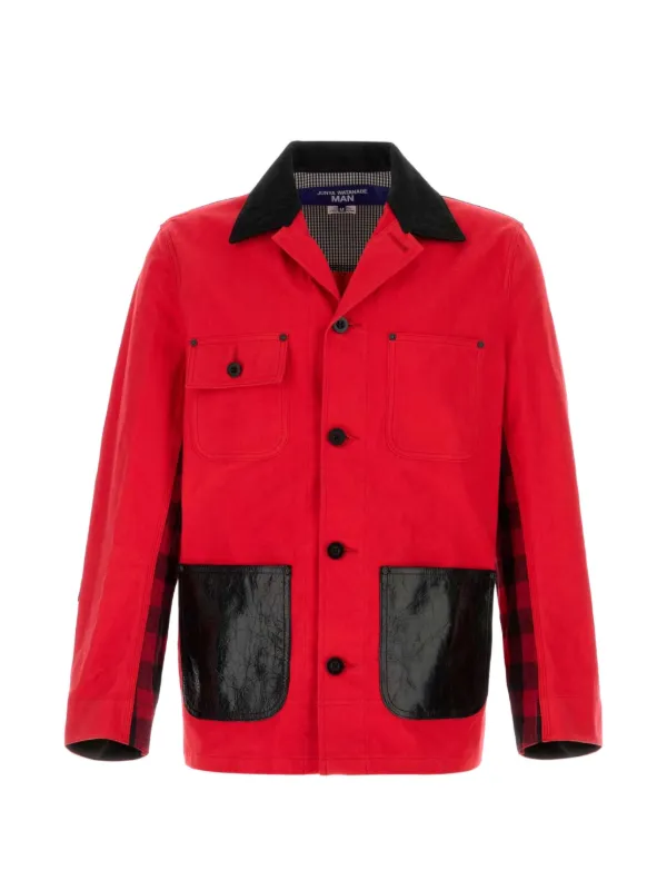 Junya Watanabe Patch Jacket in Red