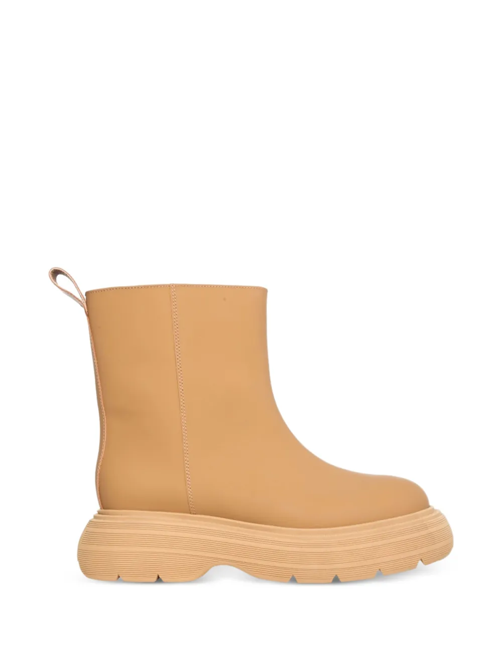 GIABORGHINI Marte platform boots Beige
