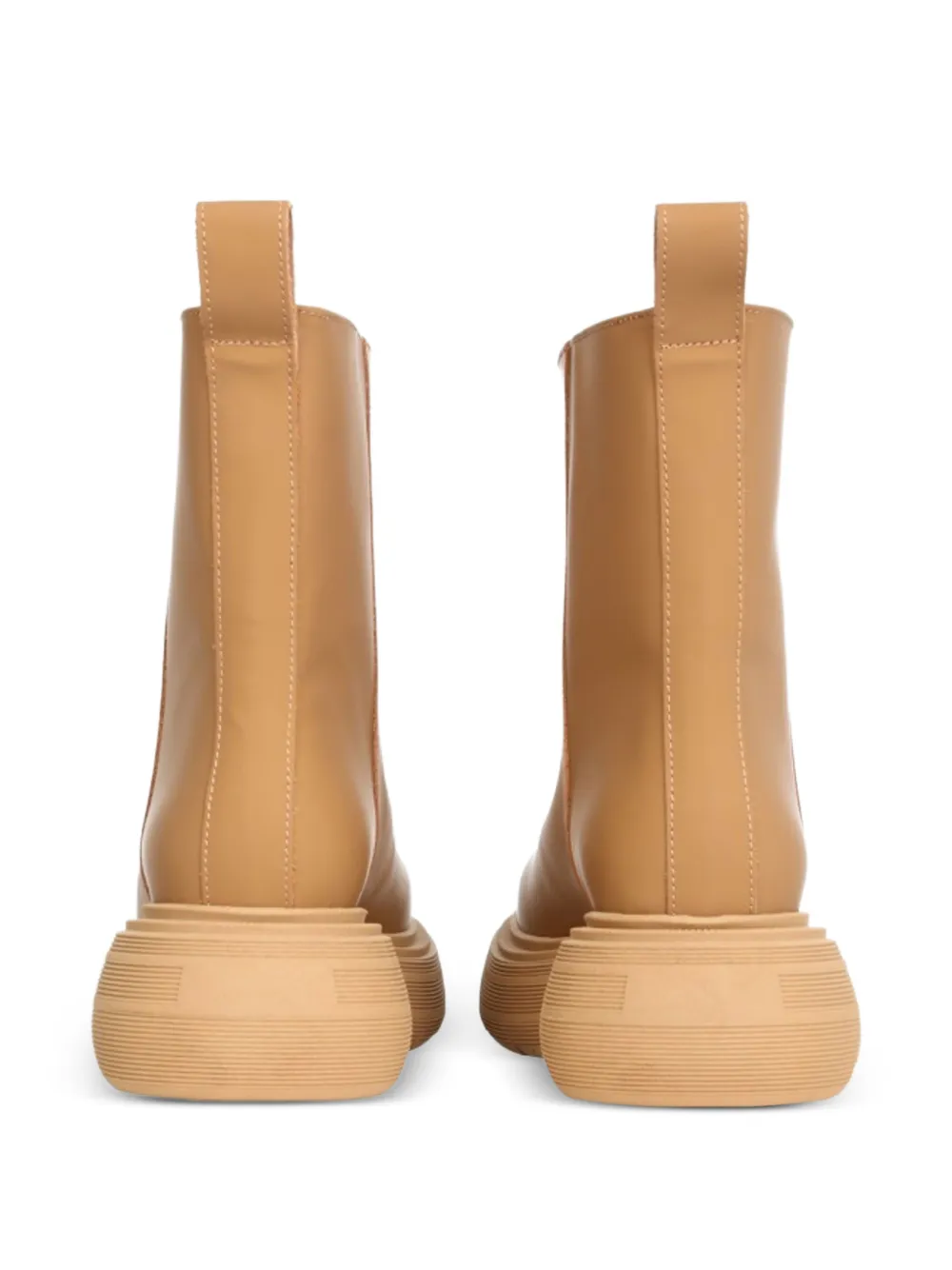 GIABORGHINI Marte platform boots Beige