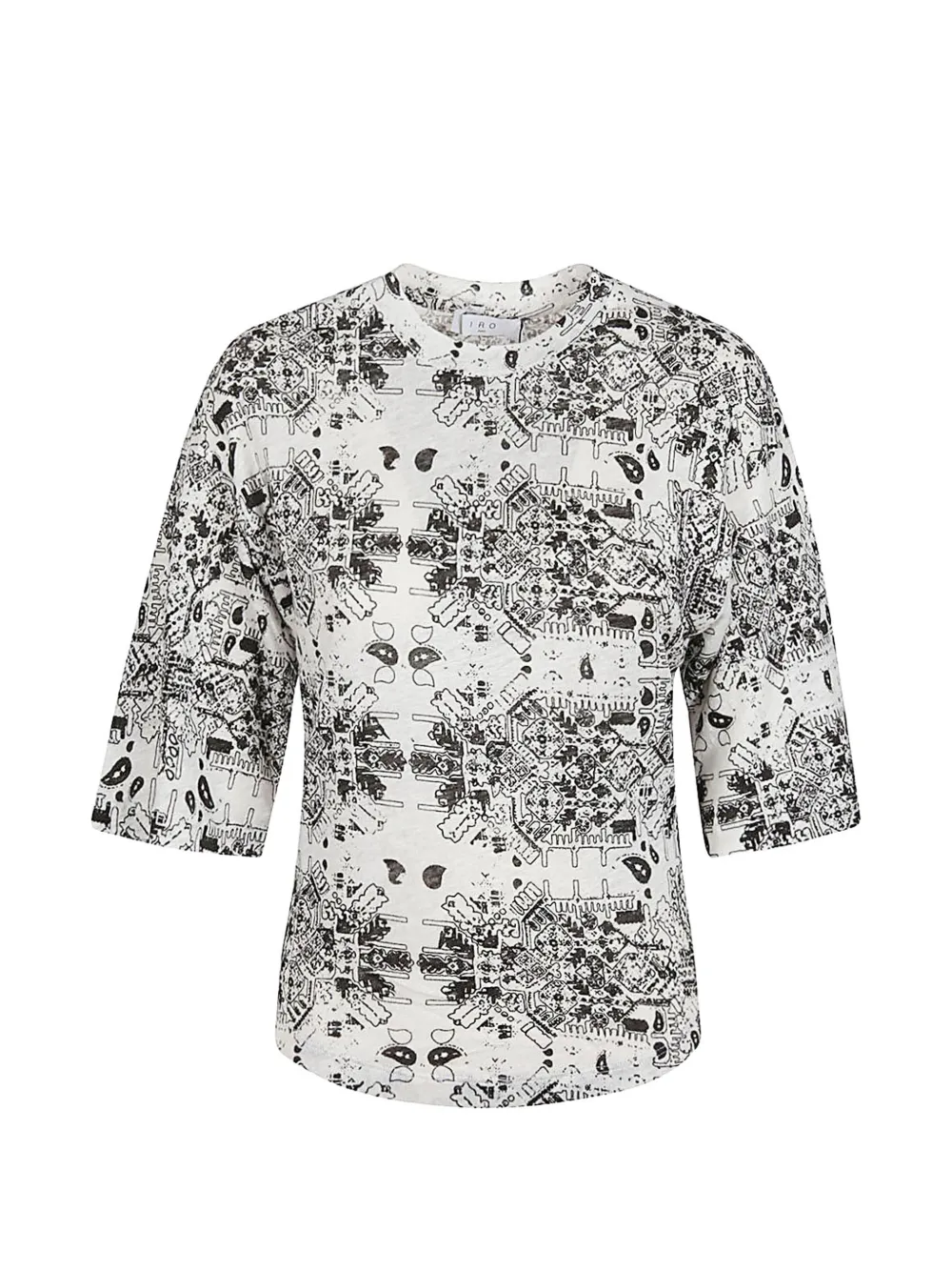 IRO Walia patterned T-shirt - Bianco