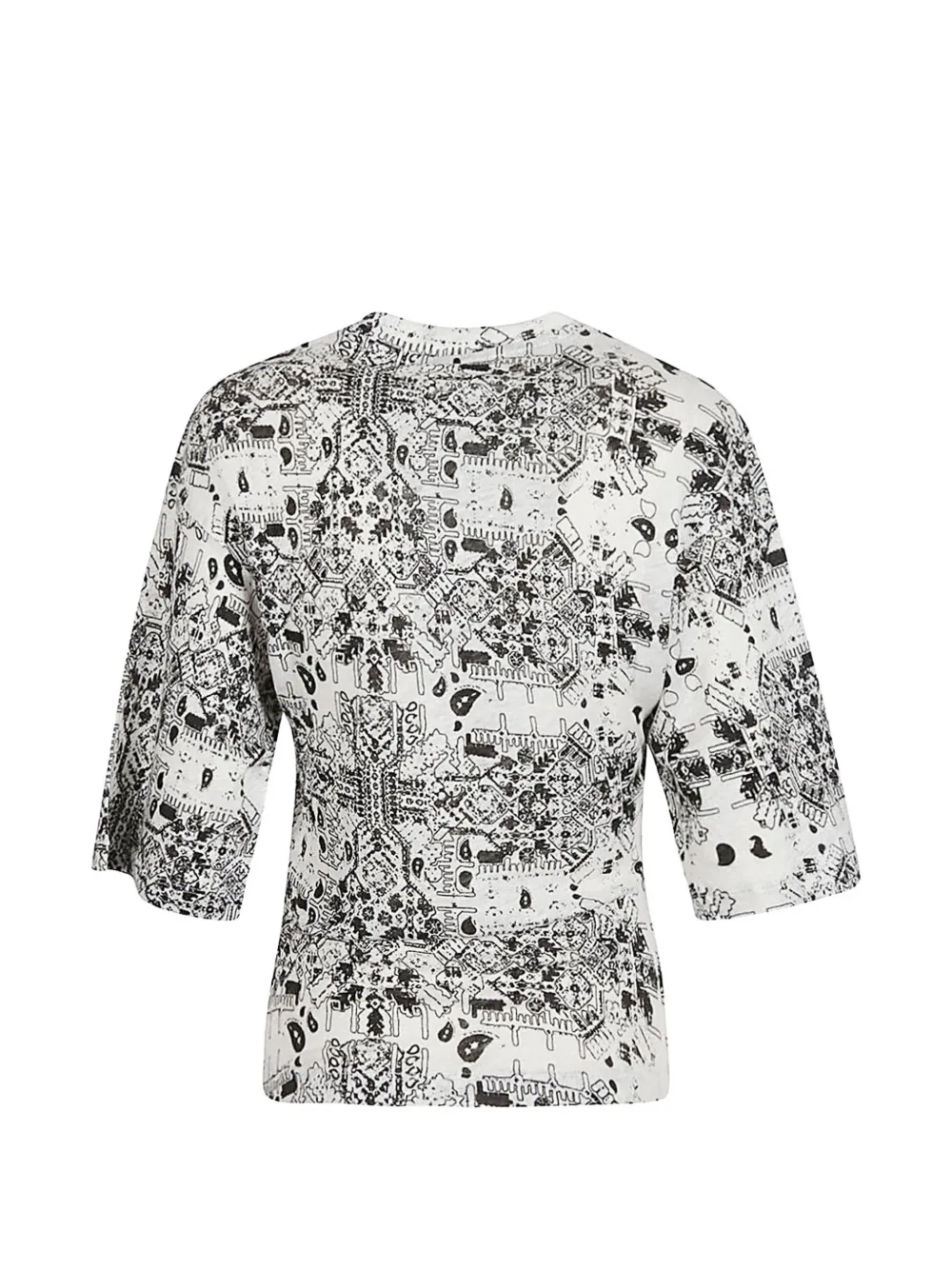 IRO Walia T-shirt met patroon Wit
