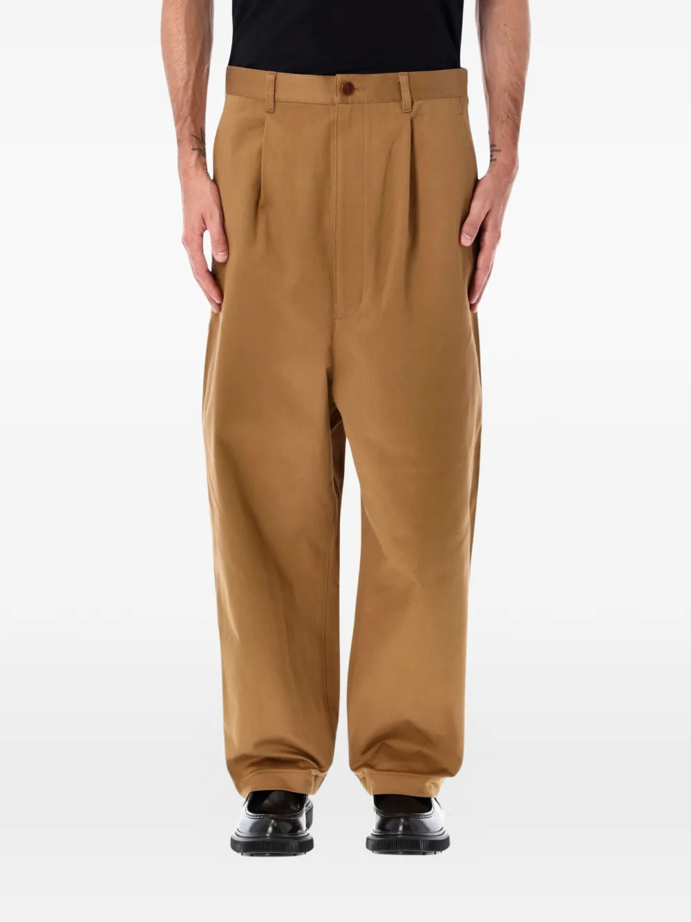 Junya Watanabe wide-leg trousers - Toni neutri