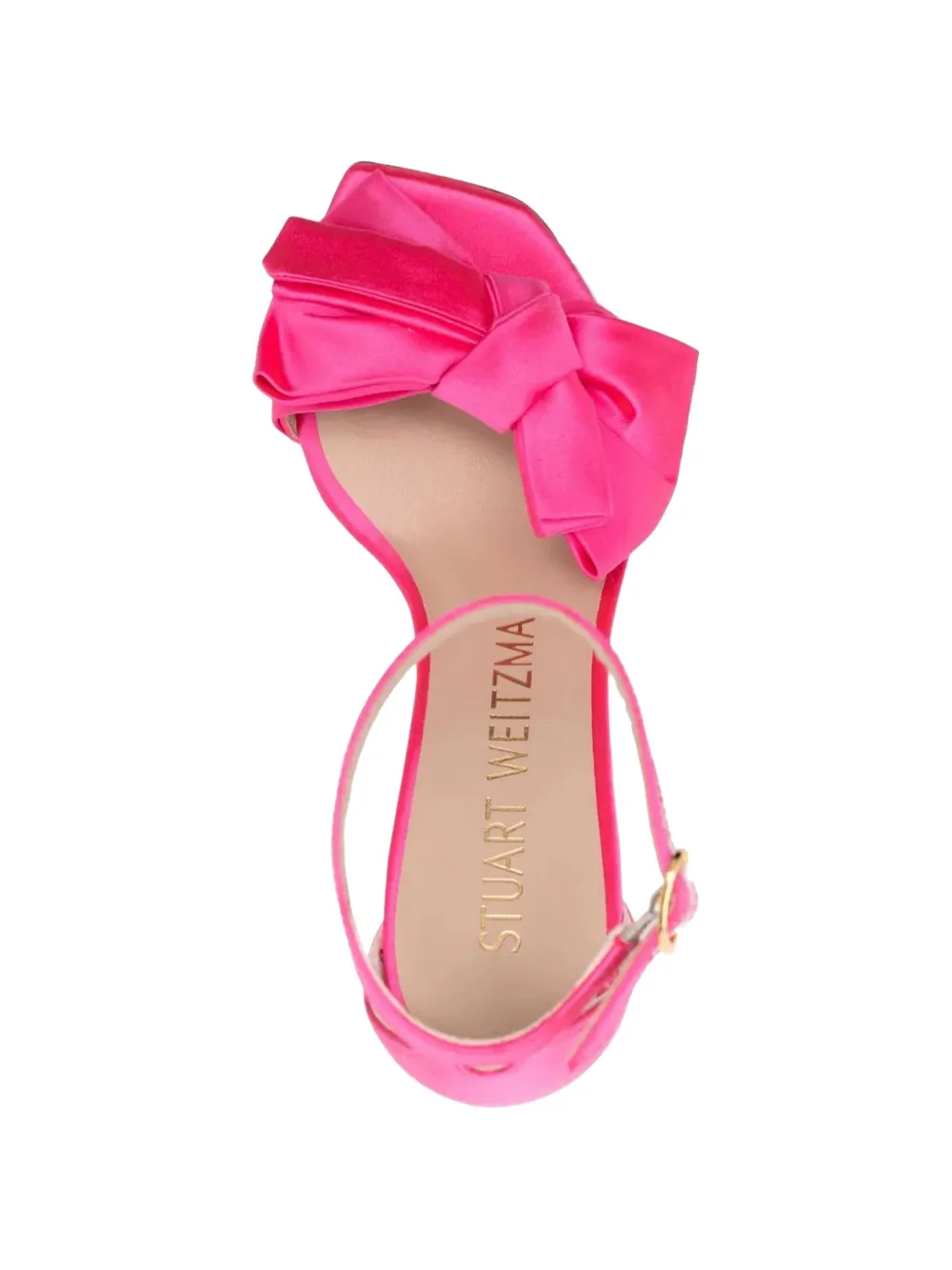 Stuart Weitzman Nudistcurve Loveknot sandalen Roze