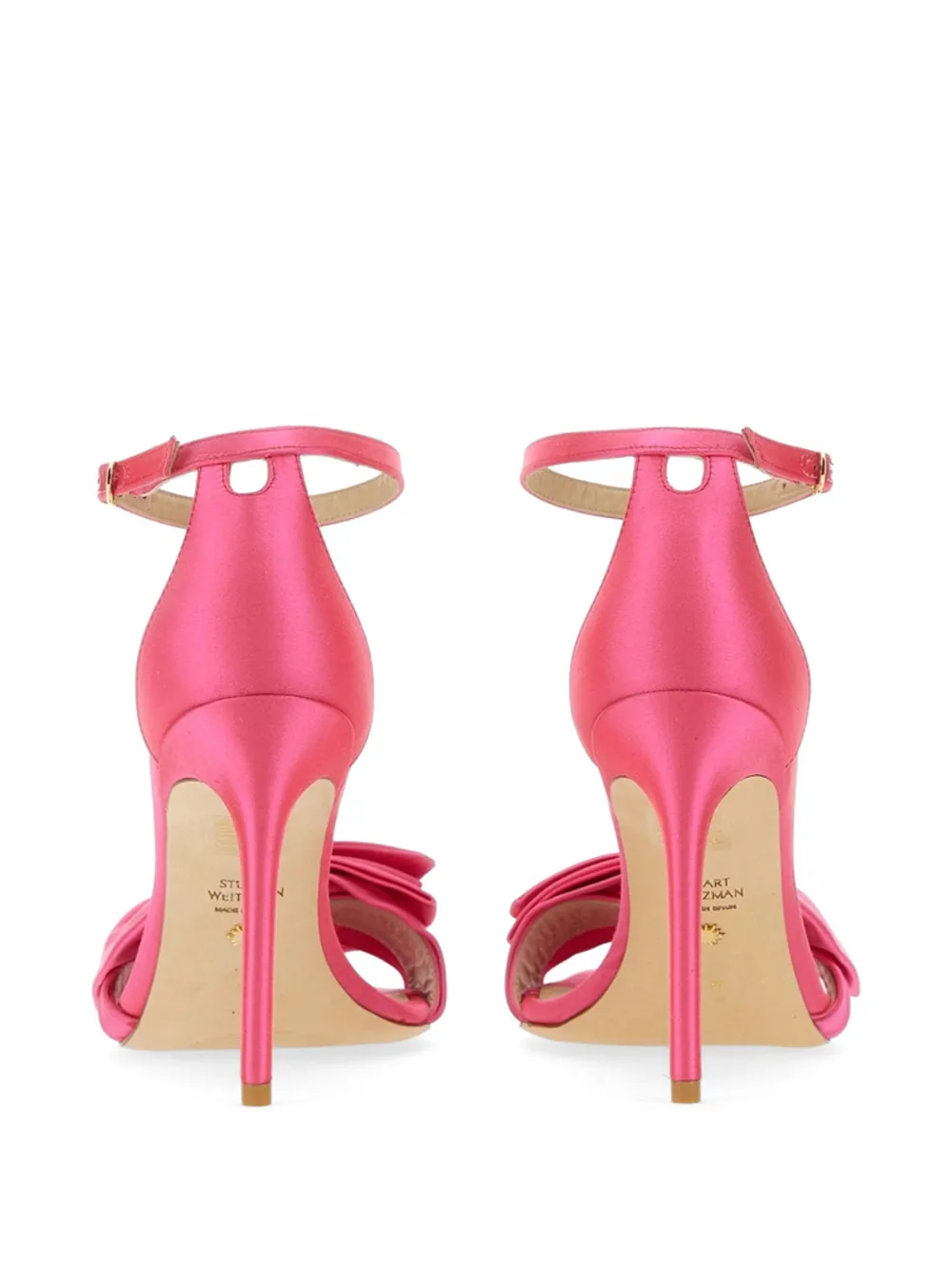 Stuart Weitzman Nudistcurve Loveknot sandalen Roze