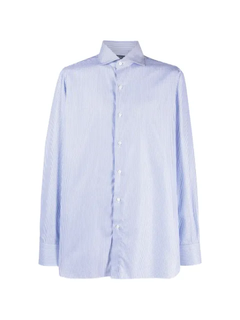 Finamore 1925 Napoli striped cotton shirt