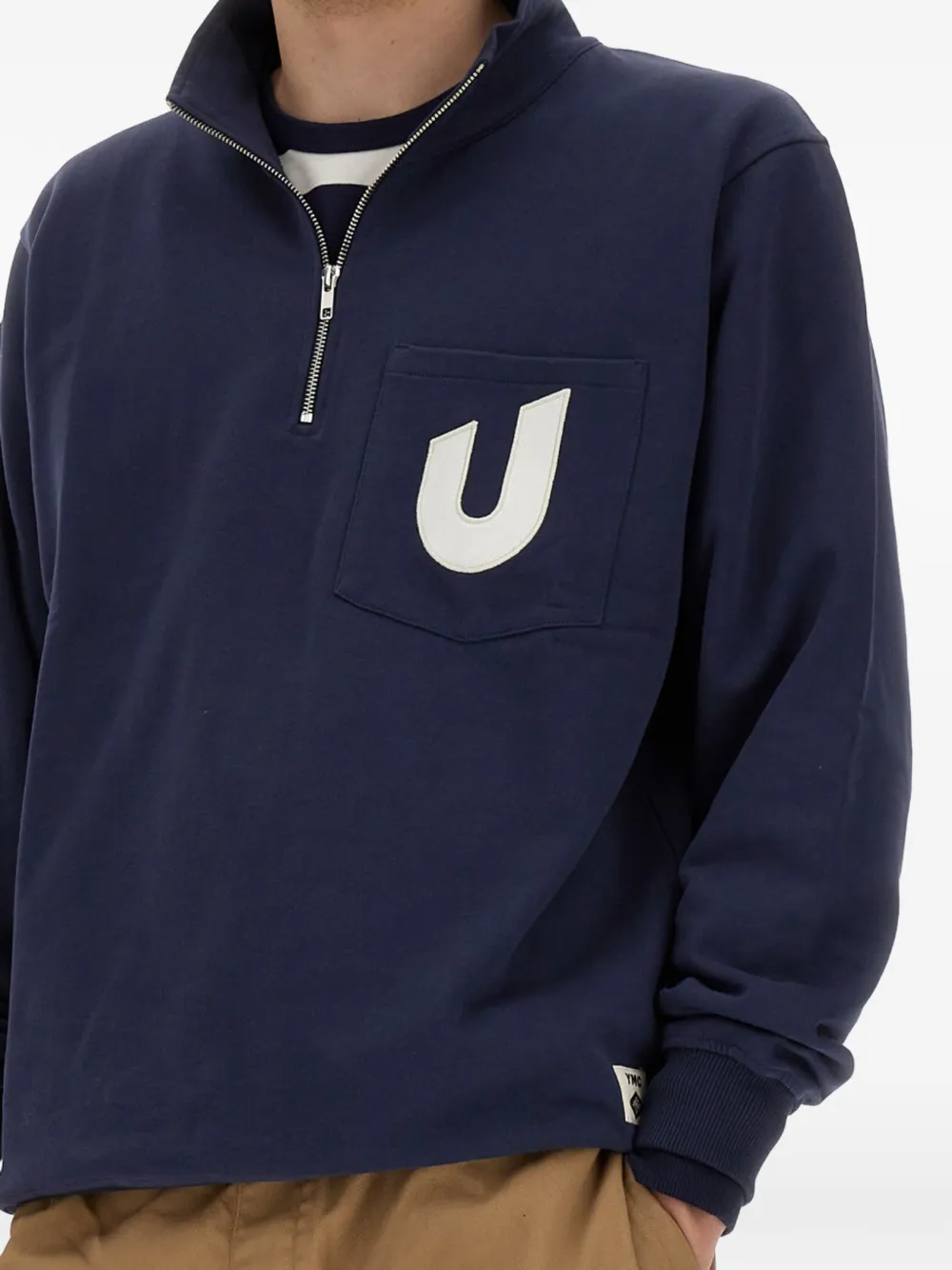 UMBRO x YMC sweater met opgestikte zak Blauw