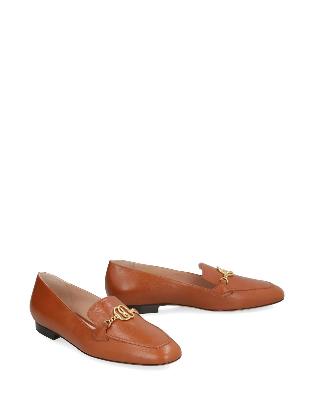 Bally Daily Emblem leren loafers Bruin