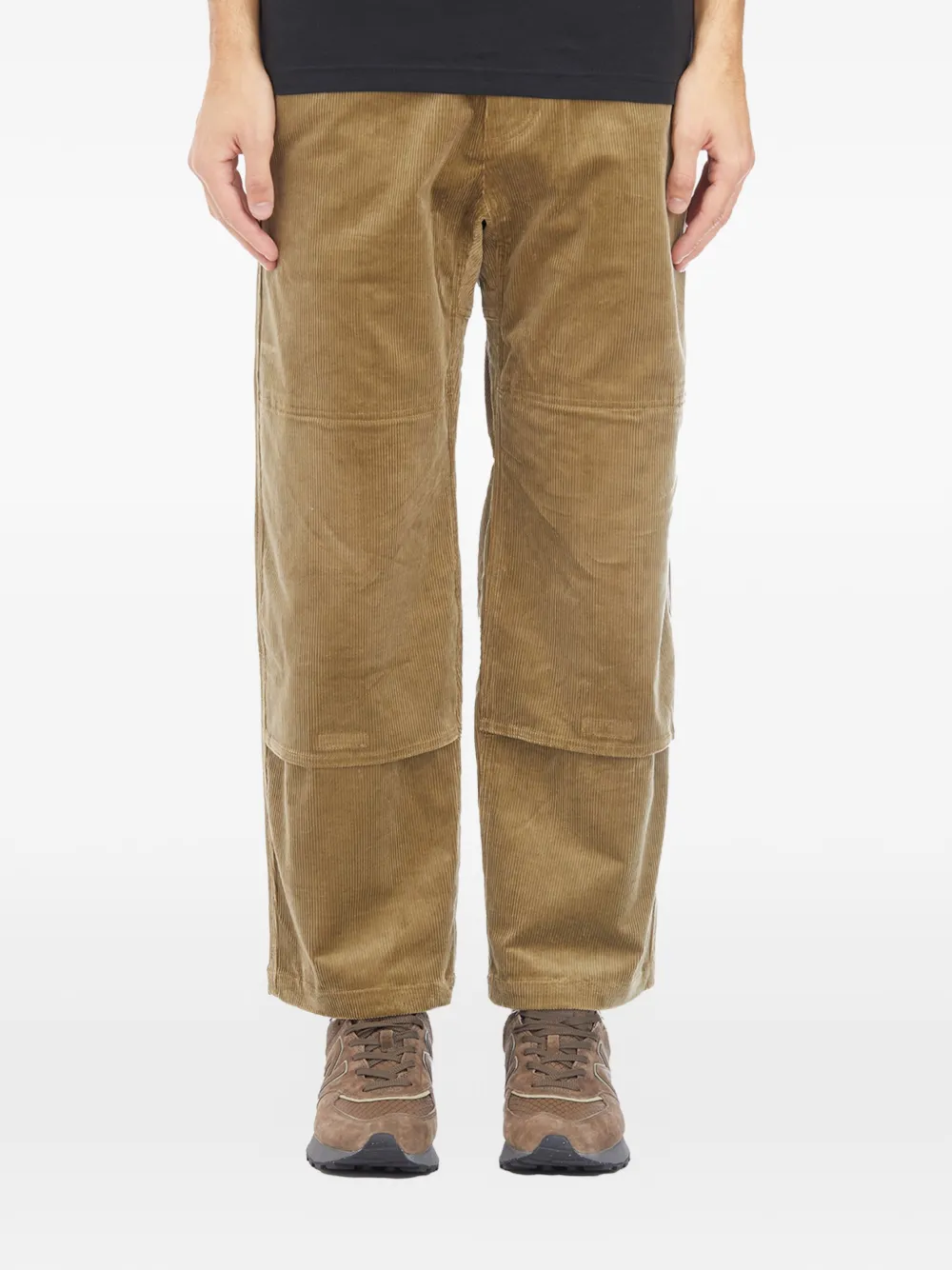 Gramicci Corduroy Straight Trousers In Brown