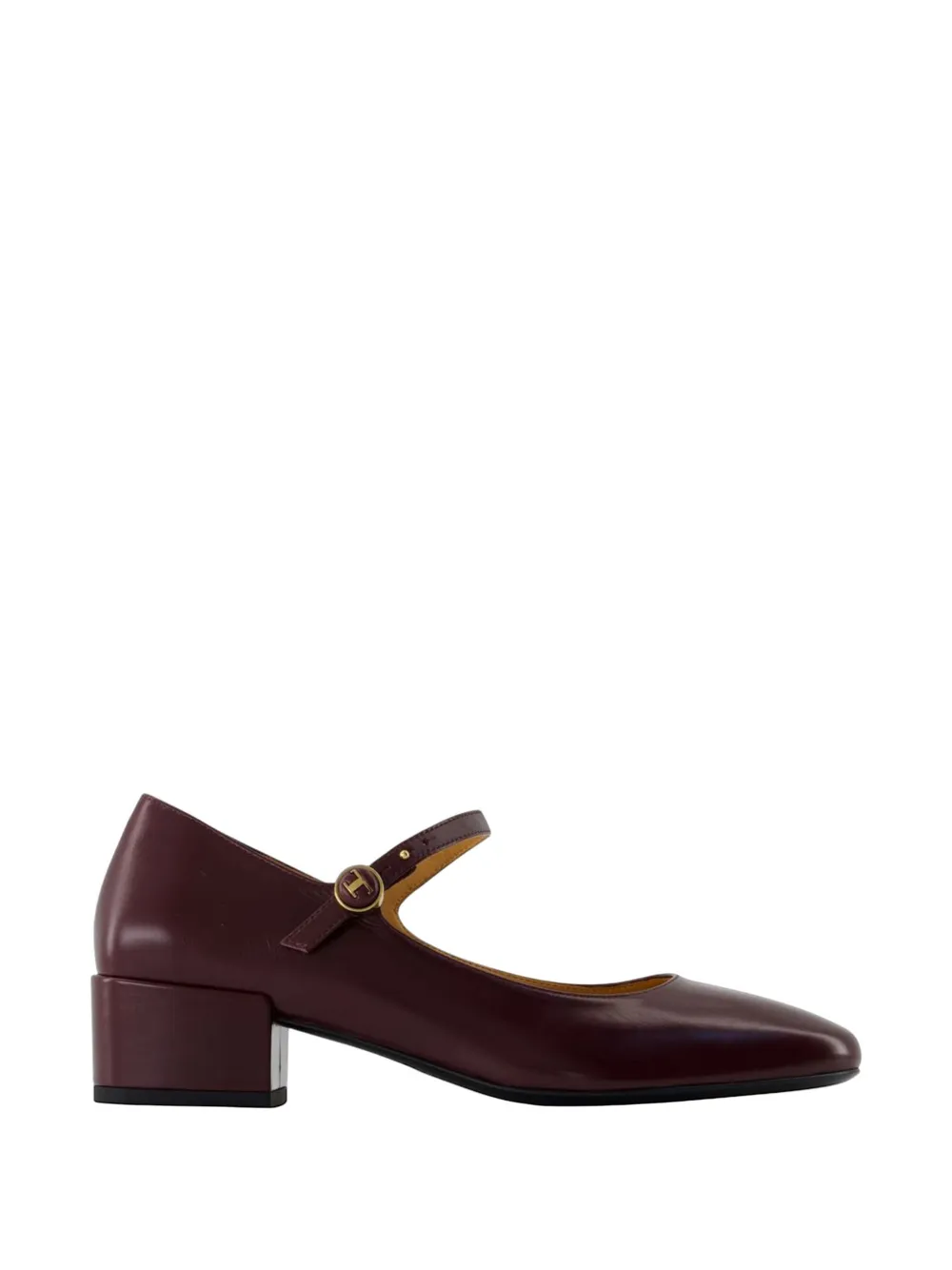 Tod's buckle-detail leather pumps - Marrone