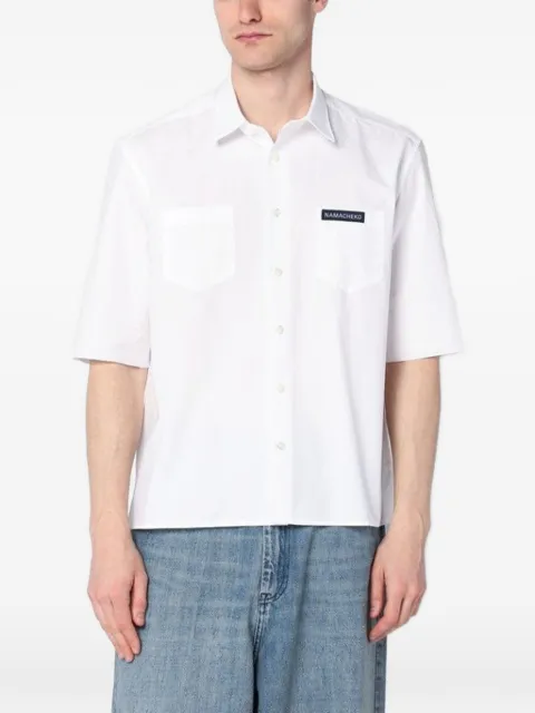 Namacheko logo-patch shirt