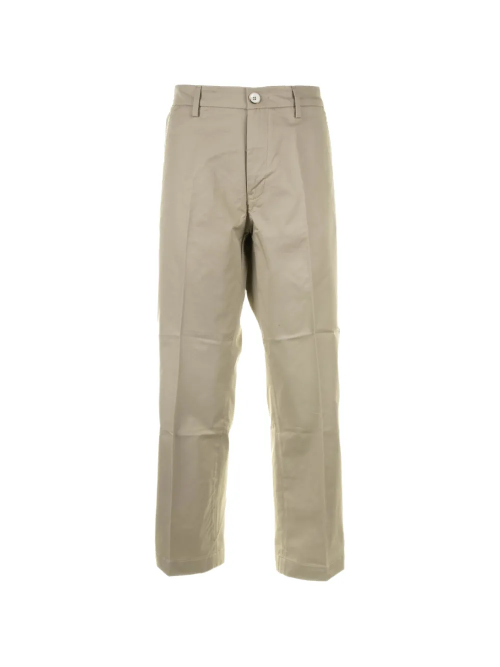 Re-hash High-waisted Trousers In Neutral