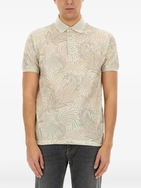 ETRO print polo shirt