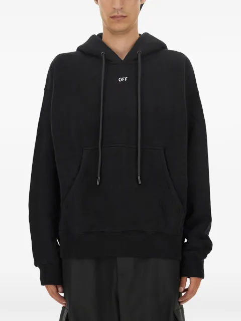 Off-White logo-print hoodie