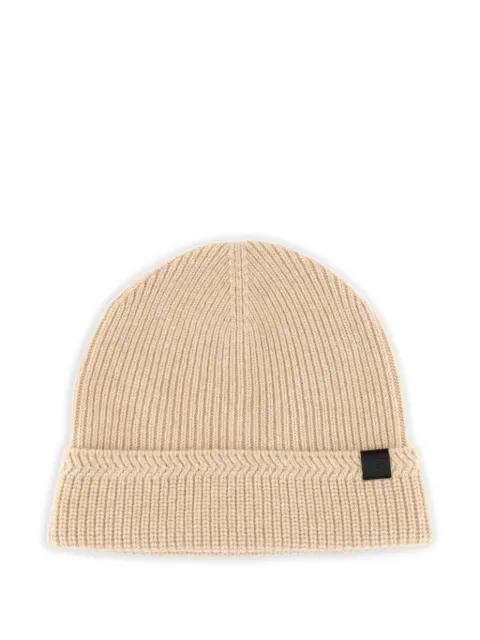 TOM FORD logo-patch beanie hat