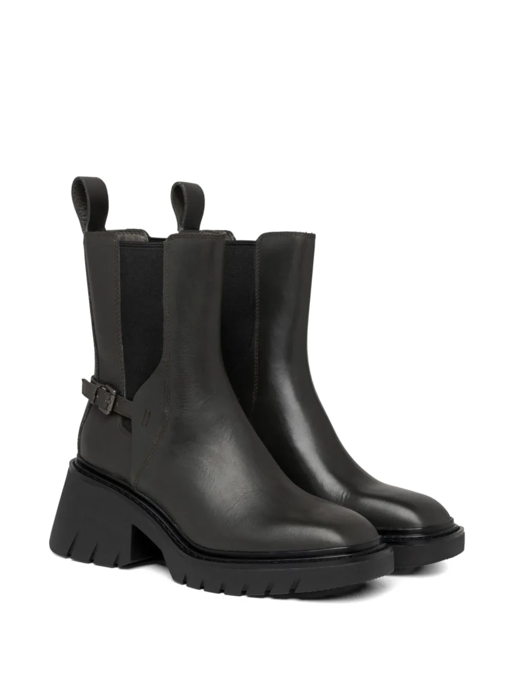 Ash Laarzen met gespbandje Zwart