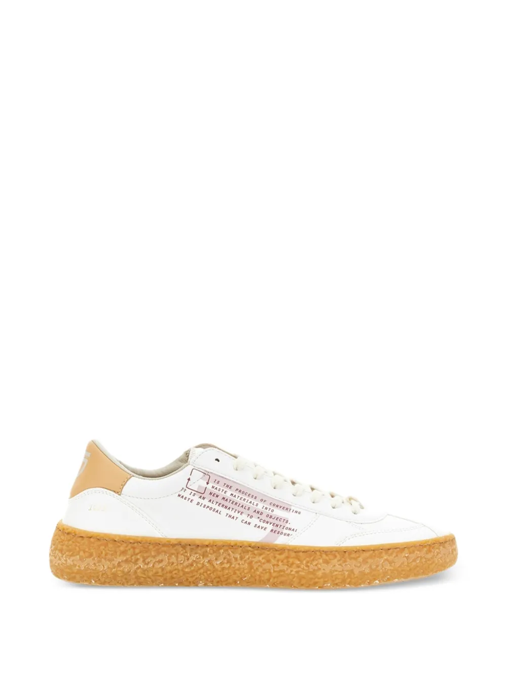 Puraai baskets Rosa à texte imprimé - Blanc Puraai baskets Rosa à texte imprimé - Blanc