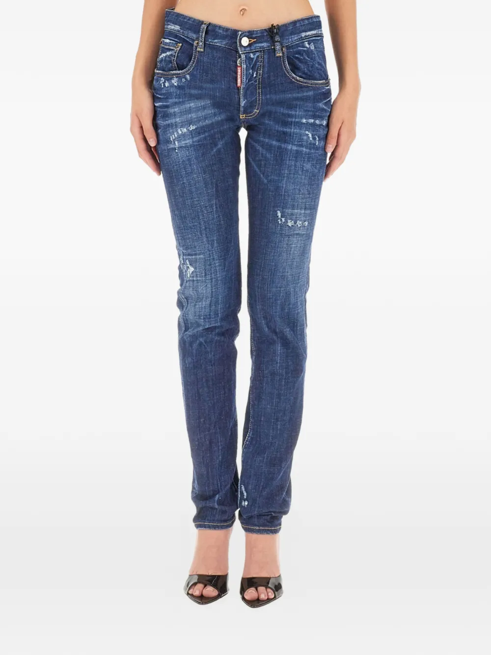 DSQUARED2 distressed jeans - Blu