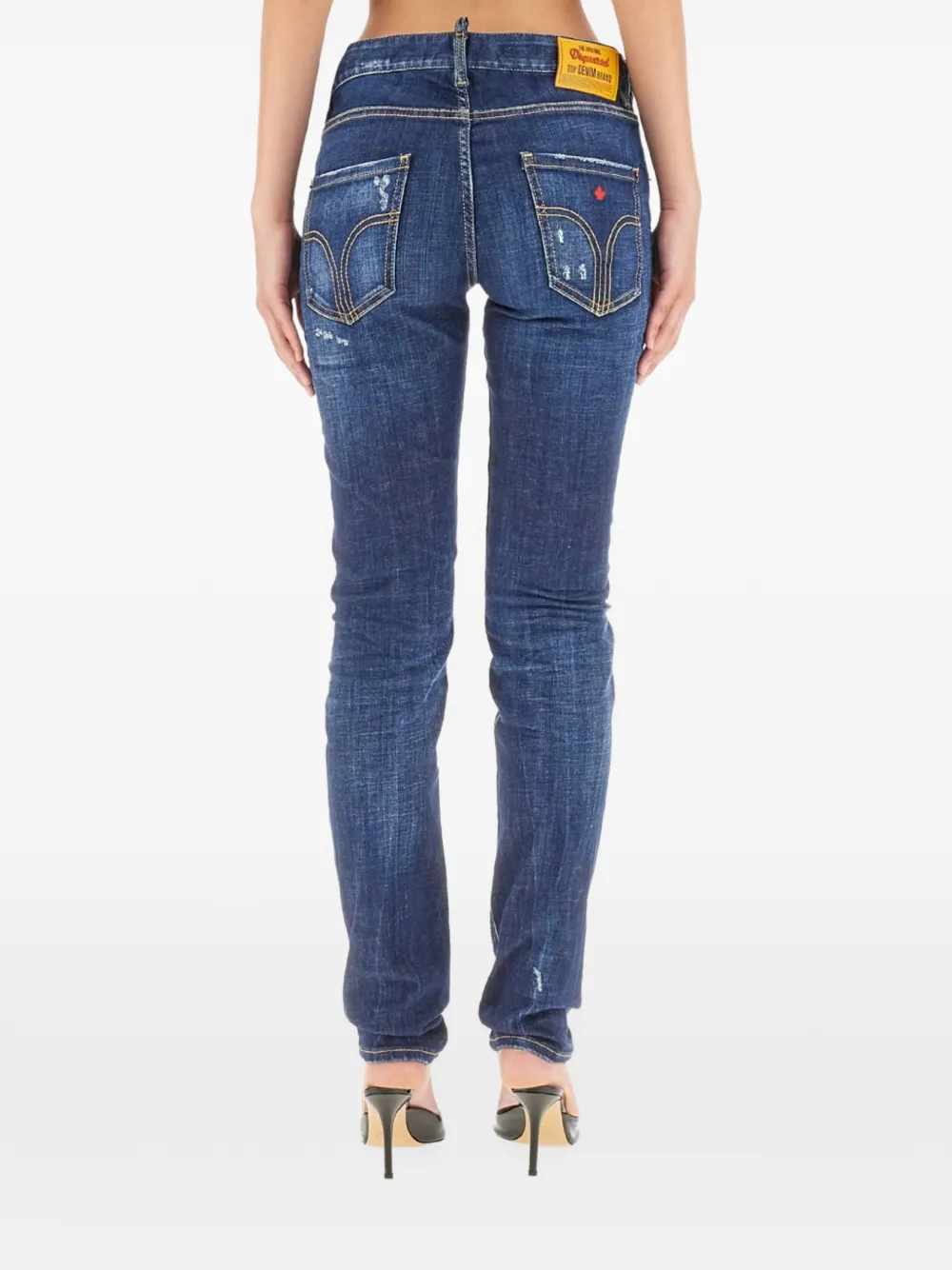 DSQUARED2 Gerafelde jeans Blauw