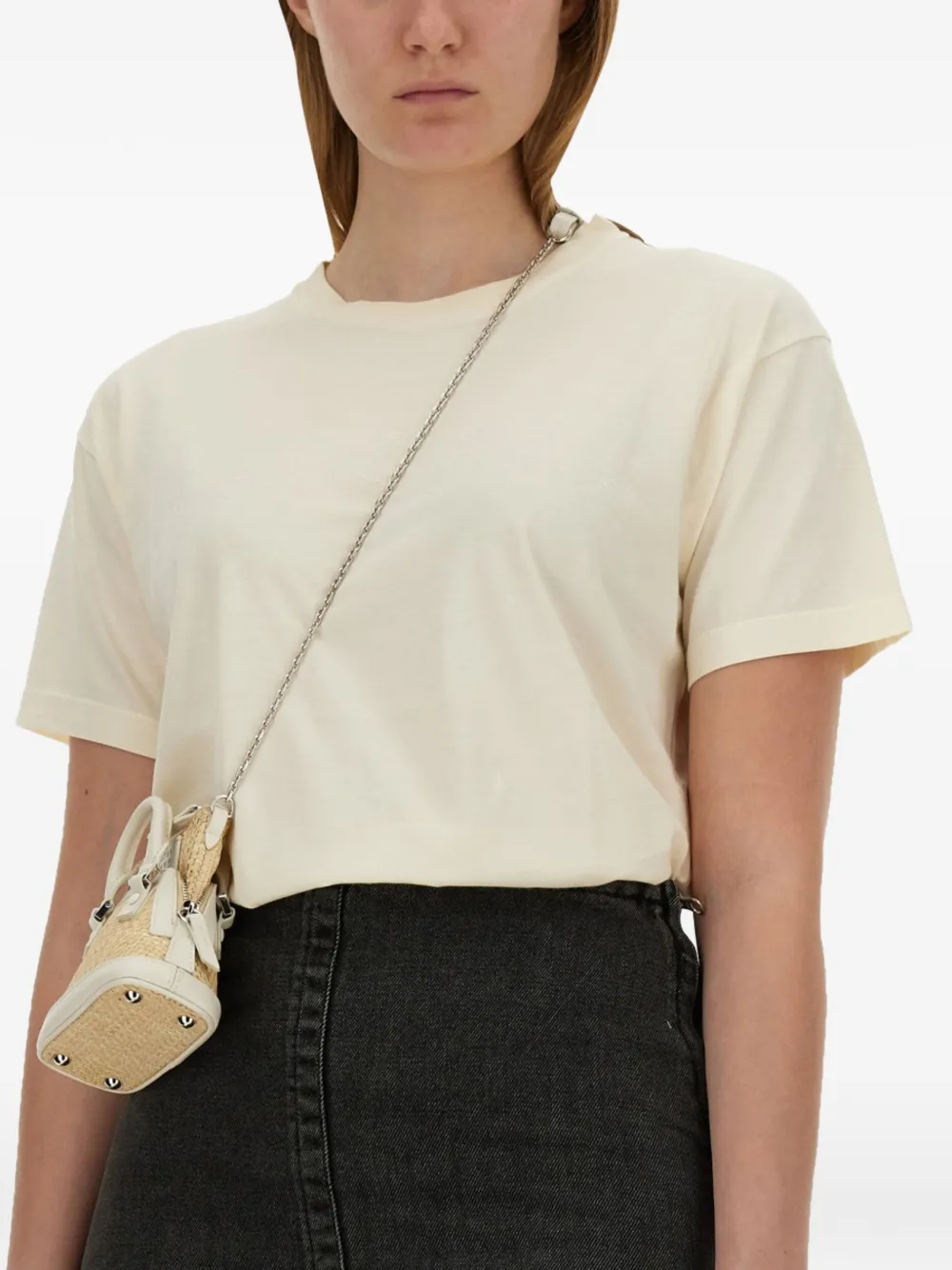 Maison Margiela T-shirt met ronde hals Beige