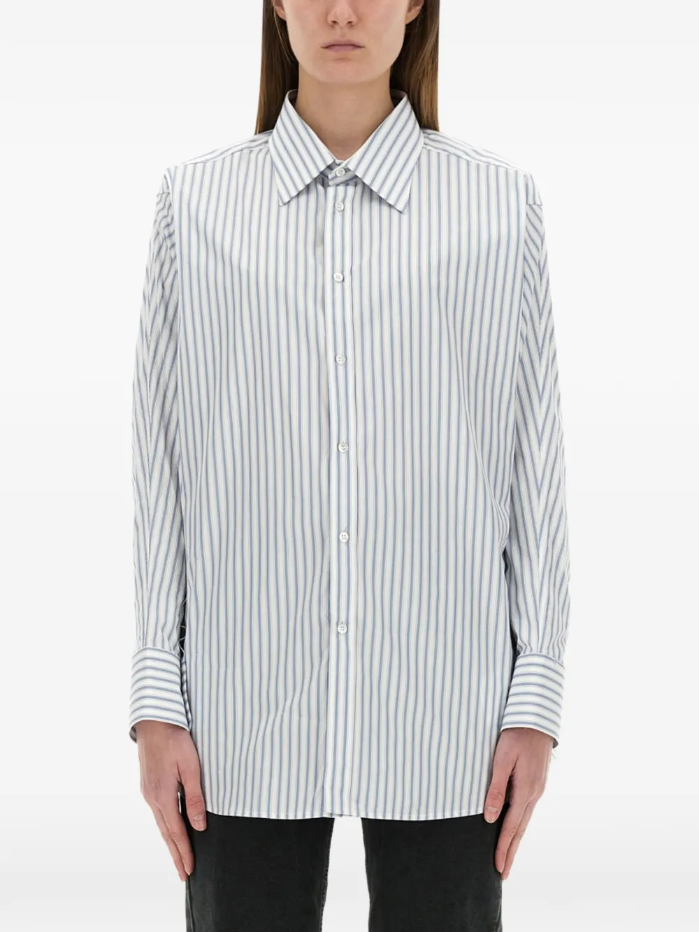 Maison Margiela striped shirt - Bianco