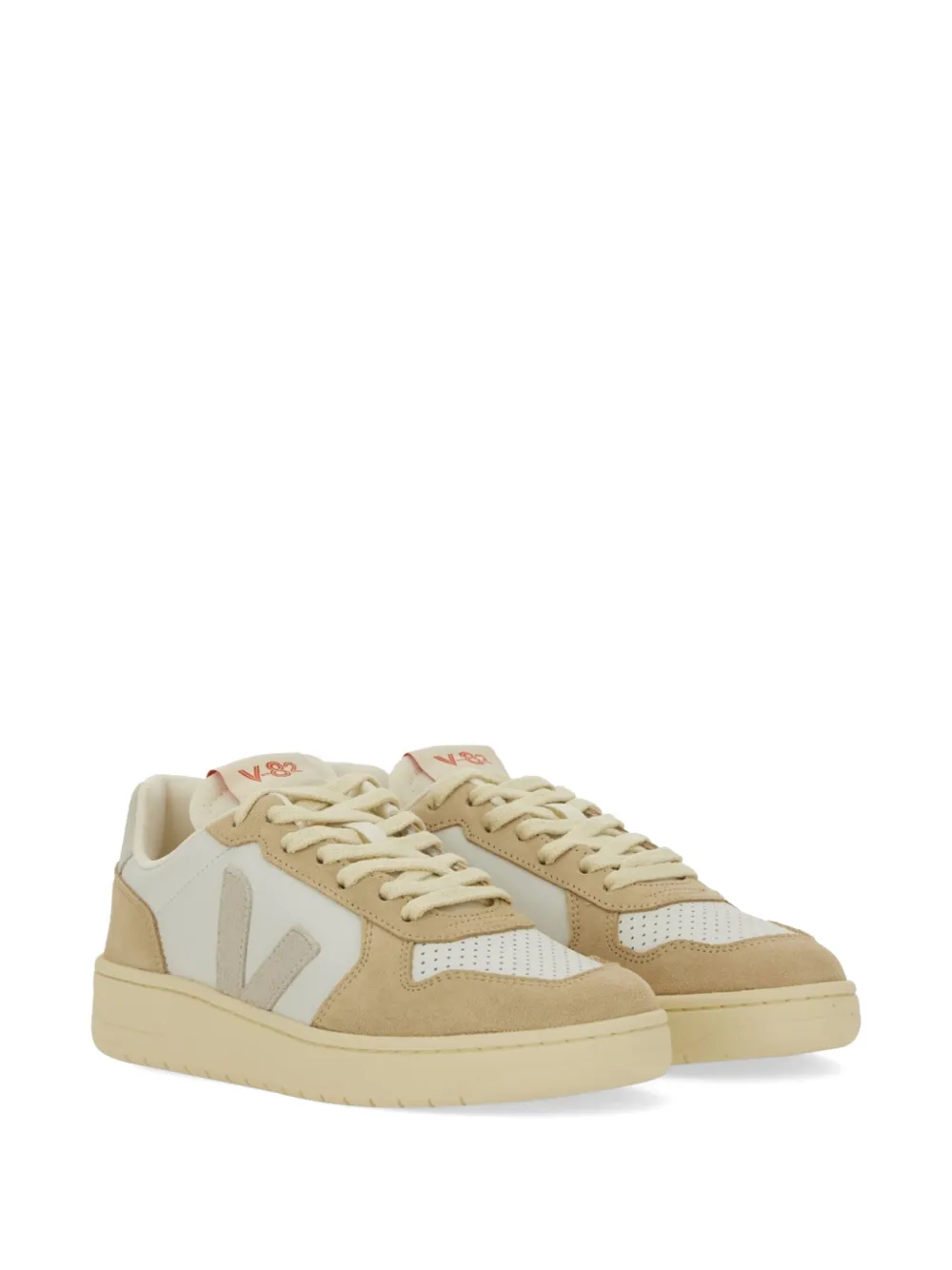 VEJA V-82 Aegean perforated sneakers Beige