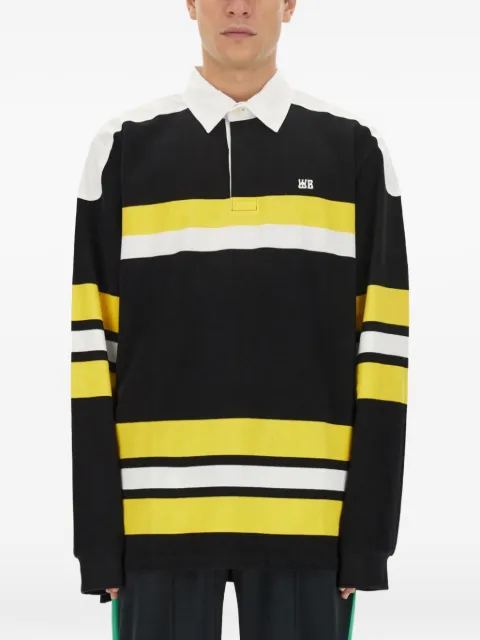 Wales Bonner striped polo shirt