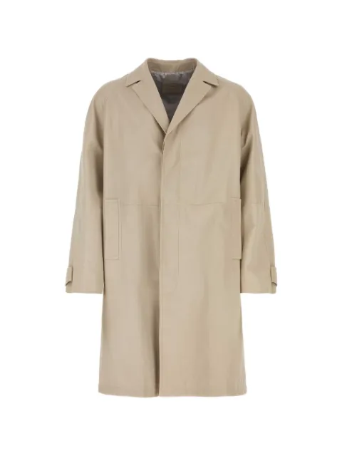 Prada nappa leather coat