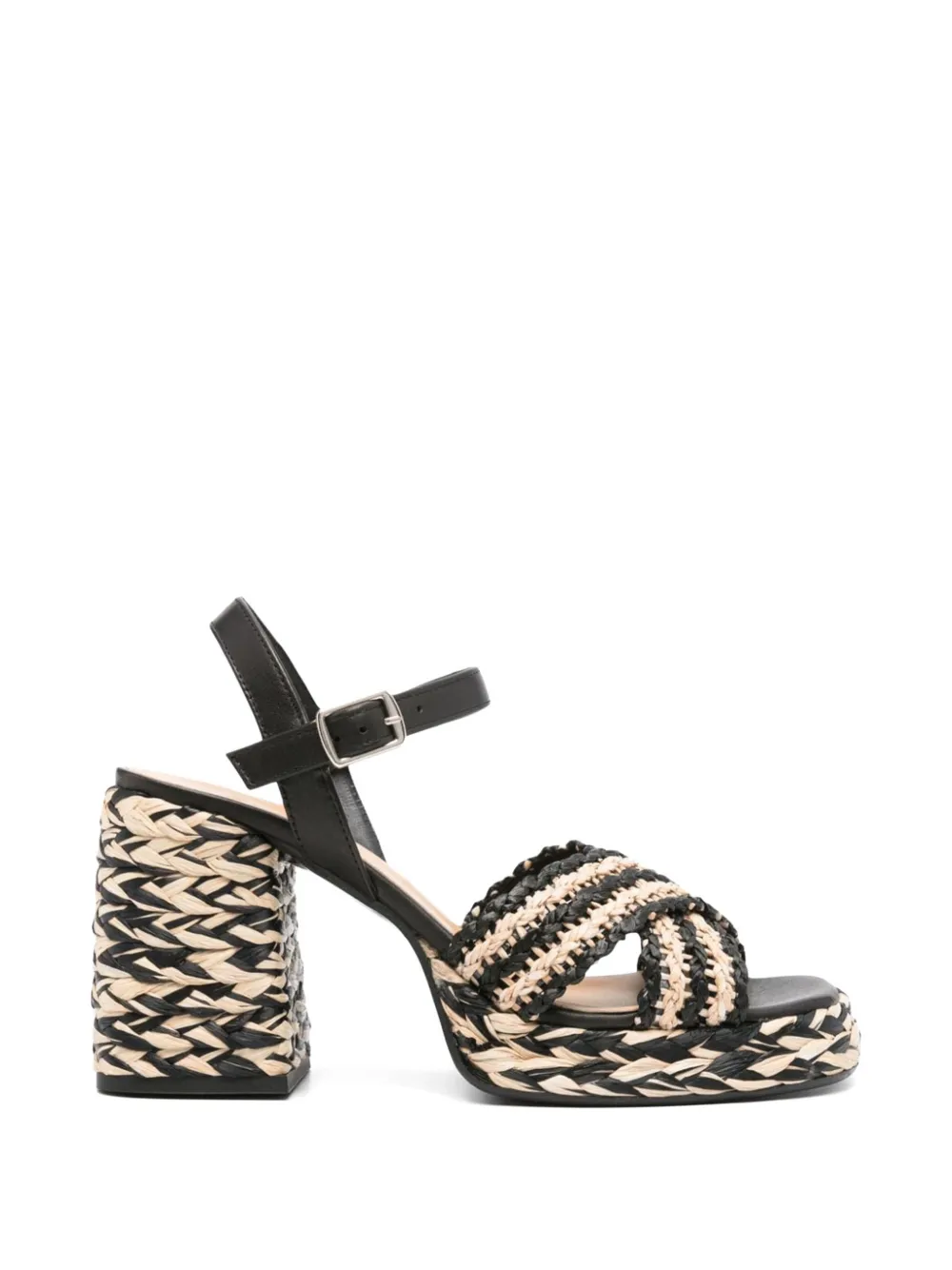 Castañer Vicen raffia sandals - Nero