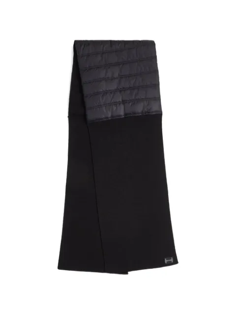 Hogan quilted knit scarf