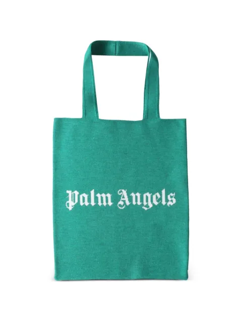 Palm Angels logo-print tote bag