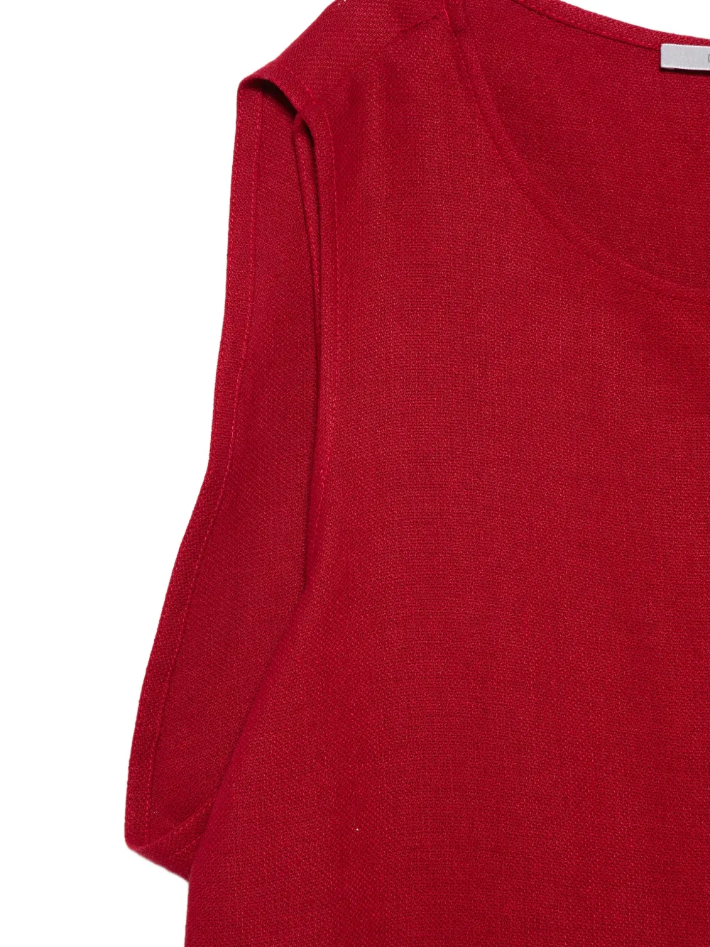 Dusan Mouwloze maxi-jurk Rood
