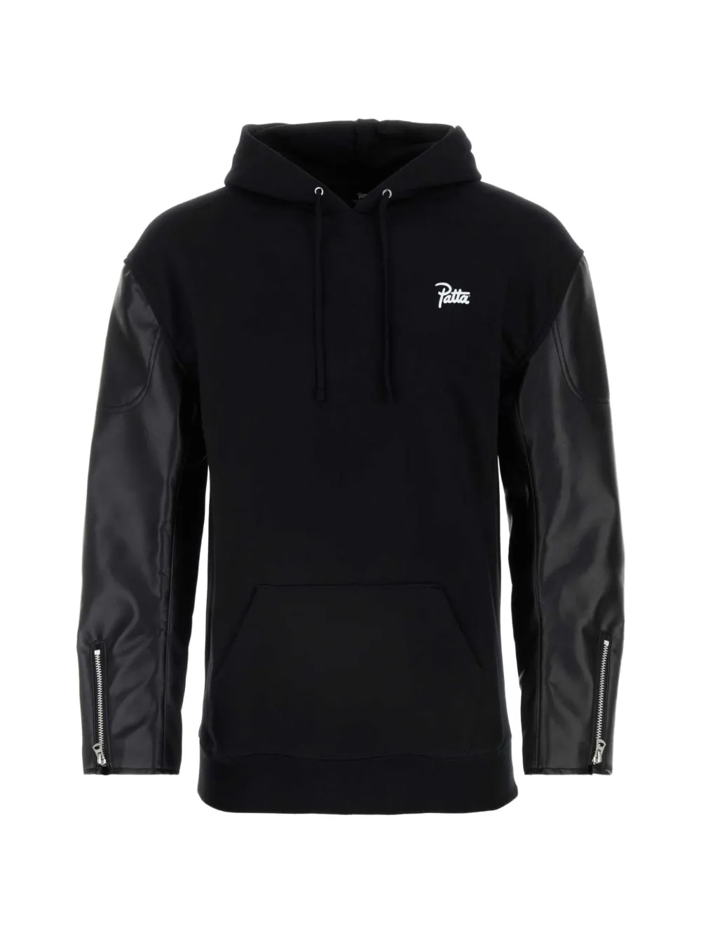 Junya Watanabe MAN x Patta quilted-sleeve hoodie - Nero
